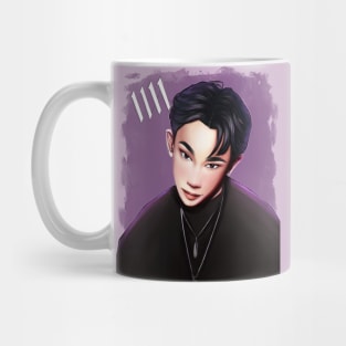 WonHo, kpop, fan art, version 2, crazy, don’t regret, singer, dancer, artist, monster x, idol Mug